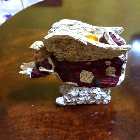 ANGEL CANDLE HOLDER LOTS OF DETAILS 3D - Picture 1 of 5